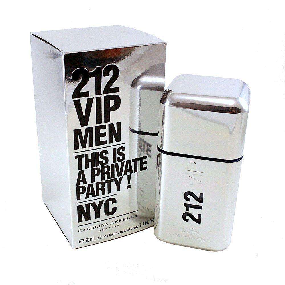 212 VIP Men Carolina Herrera Eau de Toilette - Perfume Masculino 50ml