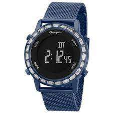 Relógio Digital Feminino Champion Ch48117A Azul